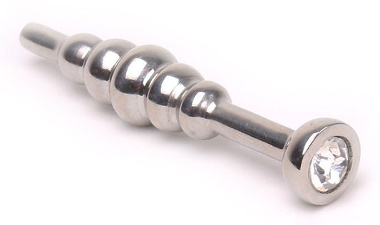 Plug bijou d'urètre Ball Dipstick Transparent 6cm 12mm