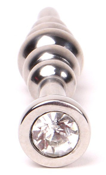 Plug bijou d'urètre Ball Dipstick Transparent 6cm 12mm