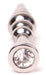 Plug bijou d'urètre Ball Dipstick Transparent 6cm 12mm