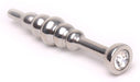 Plug bijou d'urètre Ball Dipstick Transparent 6cm 12mm