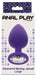 Plug Bijou Diamond Booty L 9 x 4cm Violet