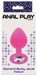 Plug Bijou Diamond Booty M 7 x 3.5cm Rose