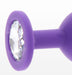 Plug Bijou Diamond Booty M 7 x 3.5cm Violet