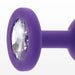 Plug Bijou Diamond Booty S 6 x 2.8cm Violet