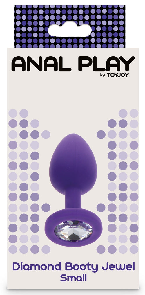 Plug Bijou Diamond Booty S 6 x 2.8cm Violet