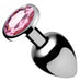 Plug bijou Gem Rose 8 x 4 cm
