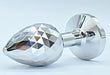 Plug Bijou IKONIK DIAMOND L 8 x 4 cm Argent