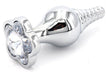 Plug Bijou Leaf 7 x 2.7cm Transparent