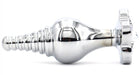 Plug Bijou Leaf 7 x 2.7cm Transparent
