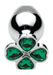Plug bijou Lucky Gem Trèfle 7.5 x 3.2 cm