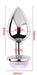 Plug Bijou lumineux LIGHT LED L 8 x 4cm