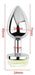 Plug Bijou lumineux Light Led M 7 x 3.4cm