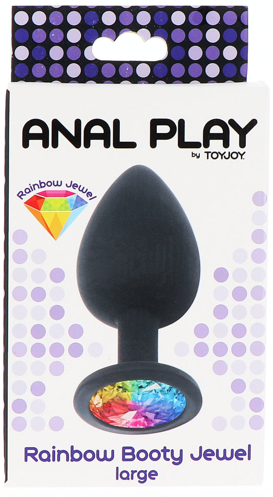 Plug bijou Rainbow L 9 x 4 cm