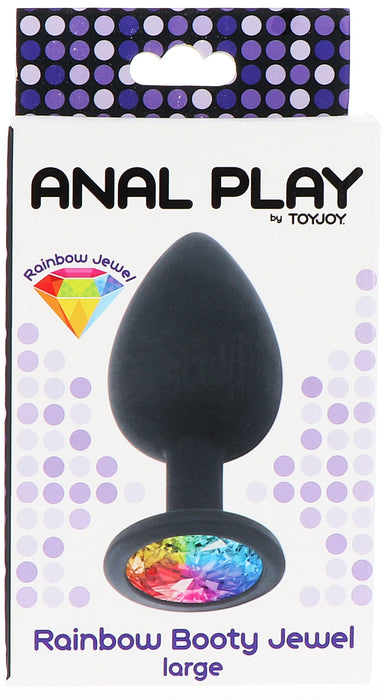 Plug bijou Rainbow L 9 x 4 cm