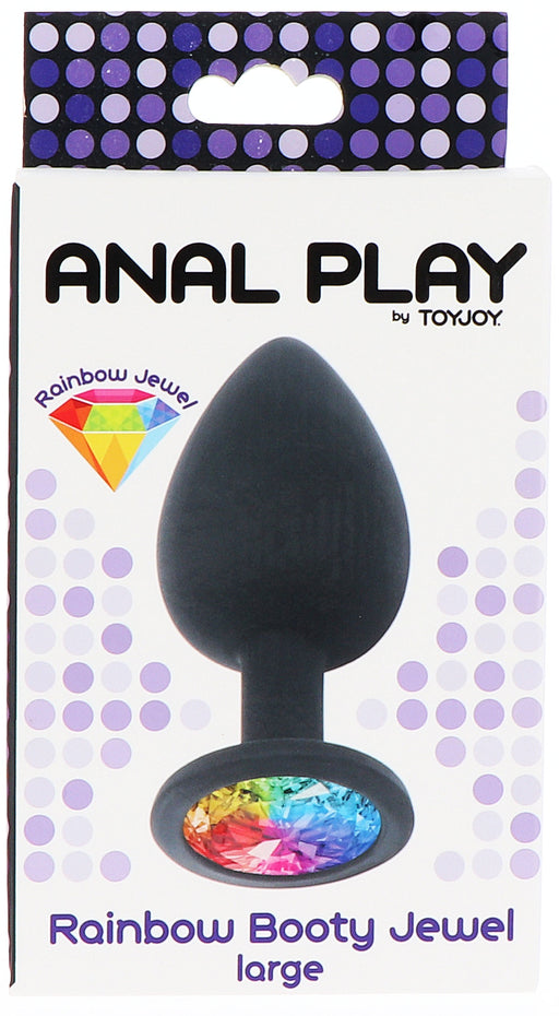 Plug bijou Rainbow L 9 x 4 cm