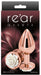 Plug Bijou REAR M 7 x 3.4cm Rose-Blanc