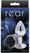 Plug Bijou Rear S 6 x 2.7cm Argenté-Noir
