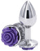 Plug Bijou Rear S 6 x 2.7cm Argenté-Violet