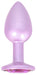 Plug Bijou Shine like a star 6 x 2.7cm Rose