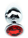Plug bijou Spolly Large - Rouge 8.5 x 3.9cm