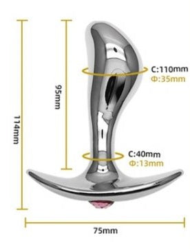 Plug Bijou Stim Point G L 9.5 x 3.5 cm