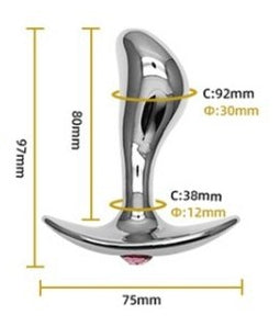 Plug Bijou Stim Point G M 9 x 3 cm