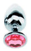 Plug Bijou Strass Rose - MEDIUM 7 x 3.4cm