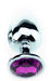 Plug Bijou Strass Violet - MEDIUM 7 x 3.4cm