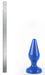 Plug Classic M I Love Butt 13 x 5.3 cm Bleu
