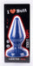 Plug Classic XL I Love Butt 17 x 7.5 cm Bleu