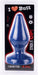 Plug Classic XXL I Love Butt 20 x 9 cm Bleu