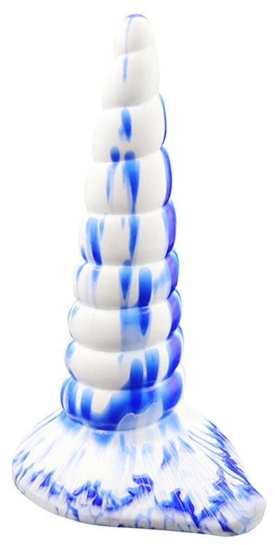 Plug Couleur Unicorn 18 x 6cm Bleu-Blanc