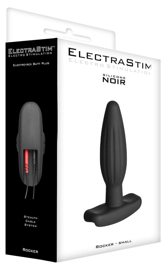Plug d'électrostimulation en silicone Rocker large ElectraStim 13 x 5cm