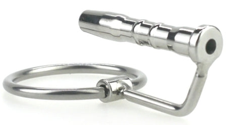 Plug d'urètre percé Cum Eject 4cm - Diamètre 7mm