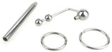 Plug d'urètre percé Longy 8cm - Diamètre 5.5 à 8mm