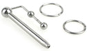 Plug d'urètre percé Longy 8cm - Diamètre 5.5 à 8mm