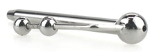 Plug d'urètre percé Longy 8cm - Diamètre 5.5 à 8mm