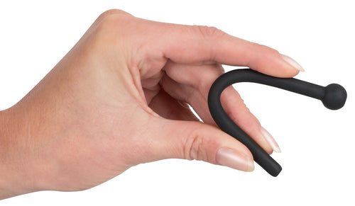 Plug d'urètre percé Piss Play 10.5cm - Diamètre 7mm