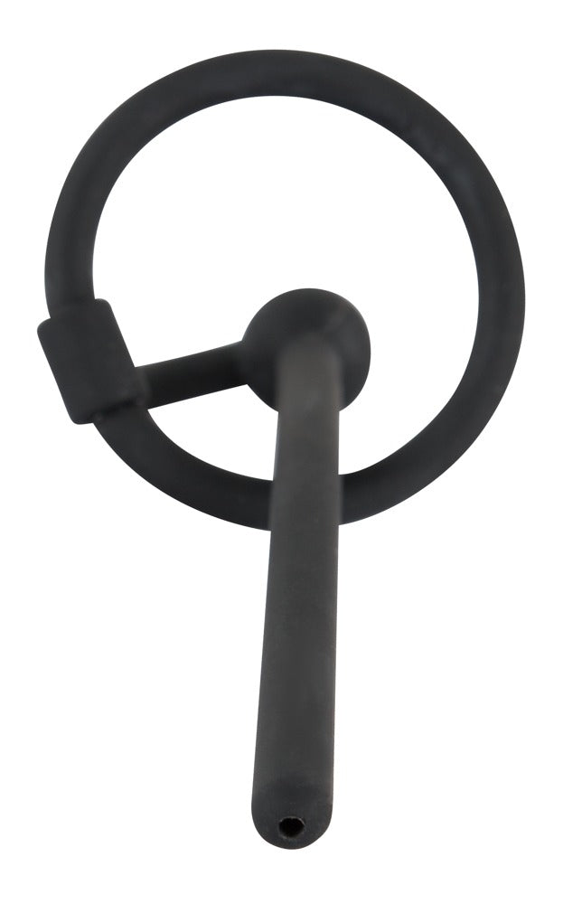 Plug d'urètre percé Play Stop 10.5cm - Diamètre 6mm