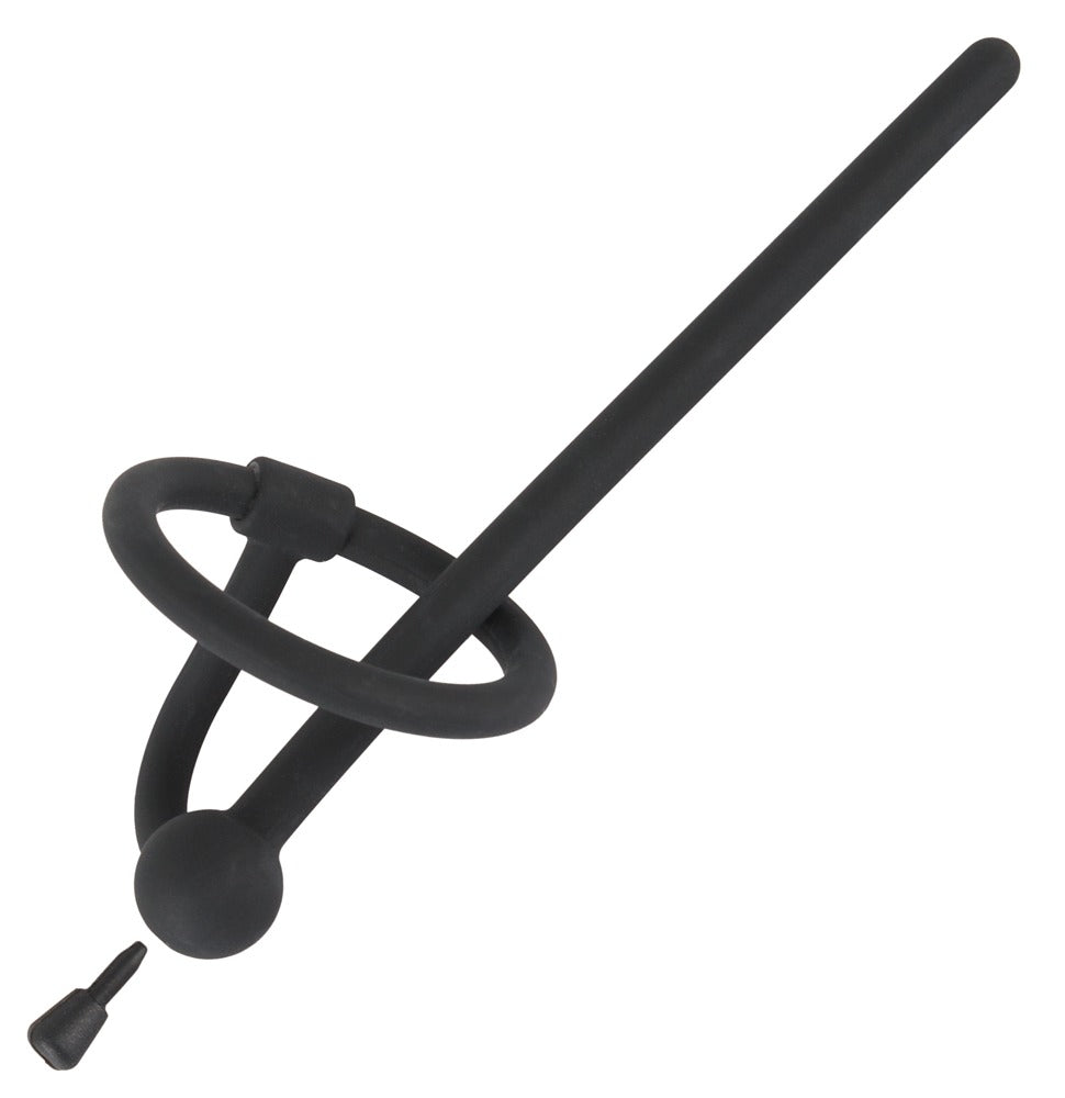 Plug d'urètre percé Play Stop 10.5cm - Diamètre 6mm