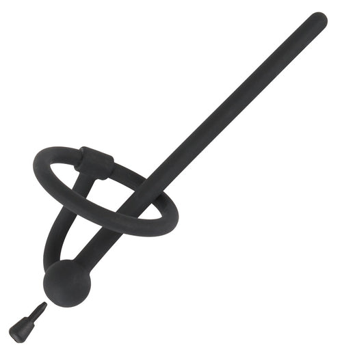 Plug d'urètre percé Play Stop 10.5cm - Diamètre 6mm