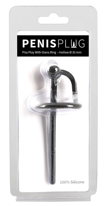 Plug d'urètre percé Ring Play 10.5cm - Diamètre 6mm