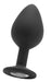 Plug diamond Large – 7 x 3.5 cm Noir