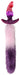 Plug dragon queue de renard Drakonyx 13 x 4.6cm queue 40 cm rose-violet
