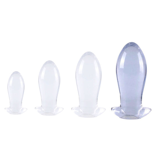 Plug Egg Clear XL 16 x 7cm Transparent