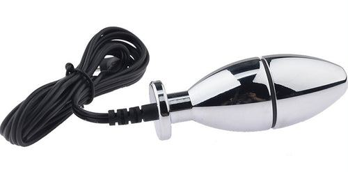 Plug Électro Bipolar Silver 7 x 2.5cm