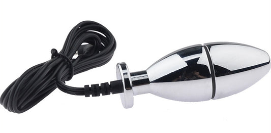 Plug Électro Bipolar Silver 7 x 2.5cm