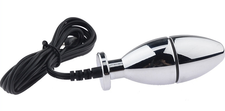 Plug Électro Bipolar Silver 7 x 2.5cm