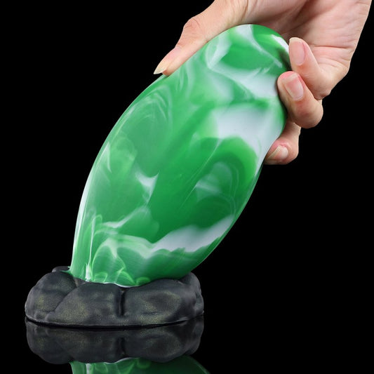 Plug Emerald Egg L 13 x 9cm