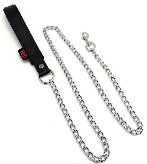 Plug en métal Arsenal 8 x 3.7cm Gris Laisse poigné en cuir 1m